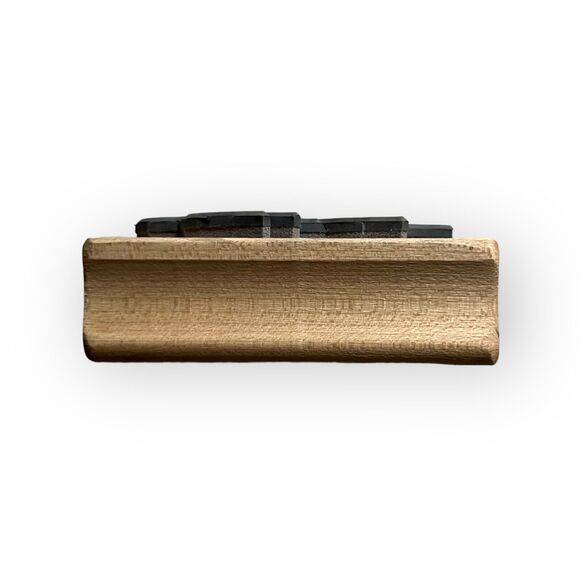 Magenta Sunflower, Sun, Flower With Face Wood & Rubber Stamp - Picture 4 of 9